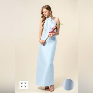 Blue LulaKate Floor Length Dress